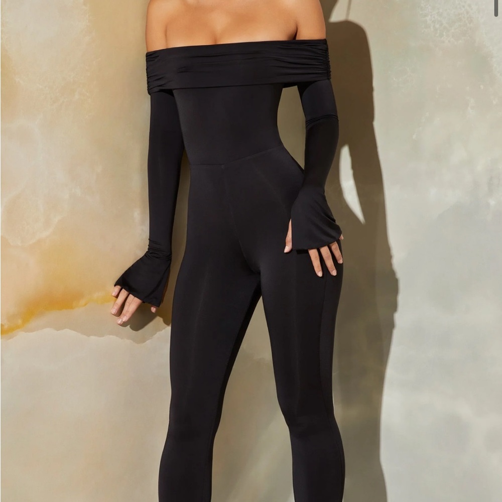 oh polly black jumpsuit